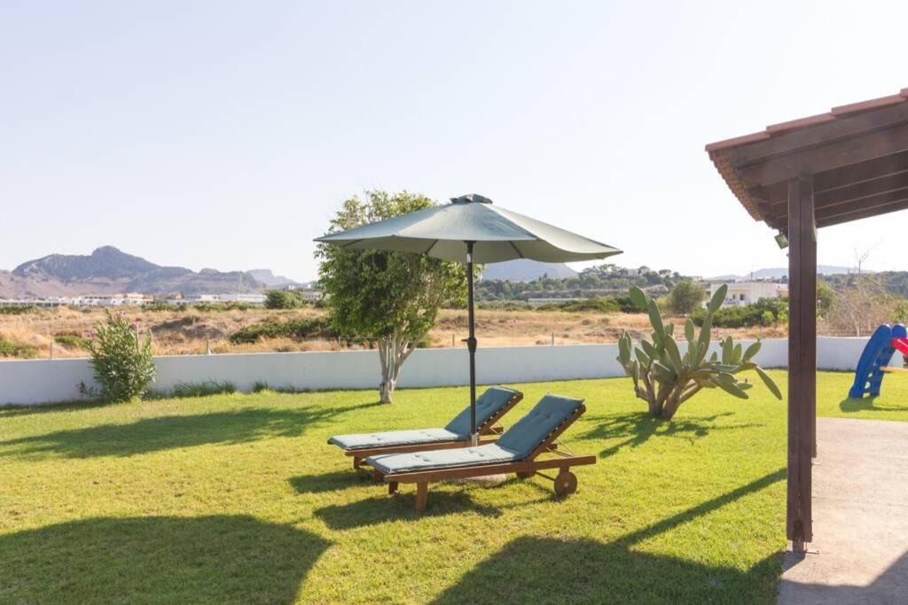 Renes Paradise Seahome - Afandou Beach, Rhodes كولومبيا المظهر الخارجي الصورة